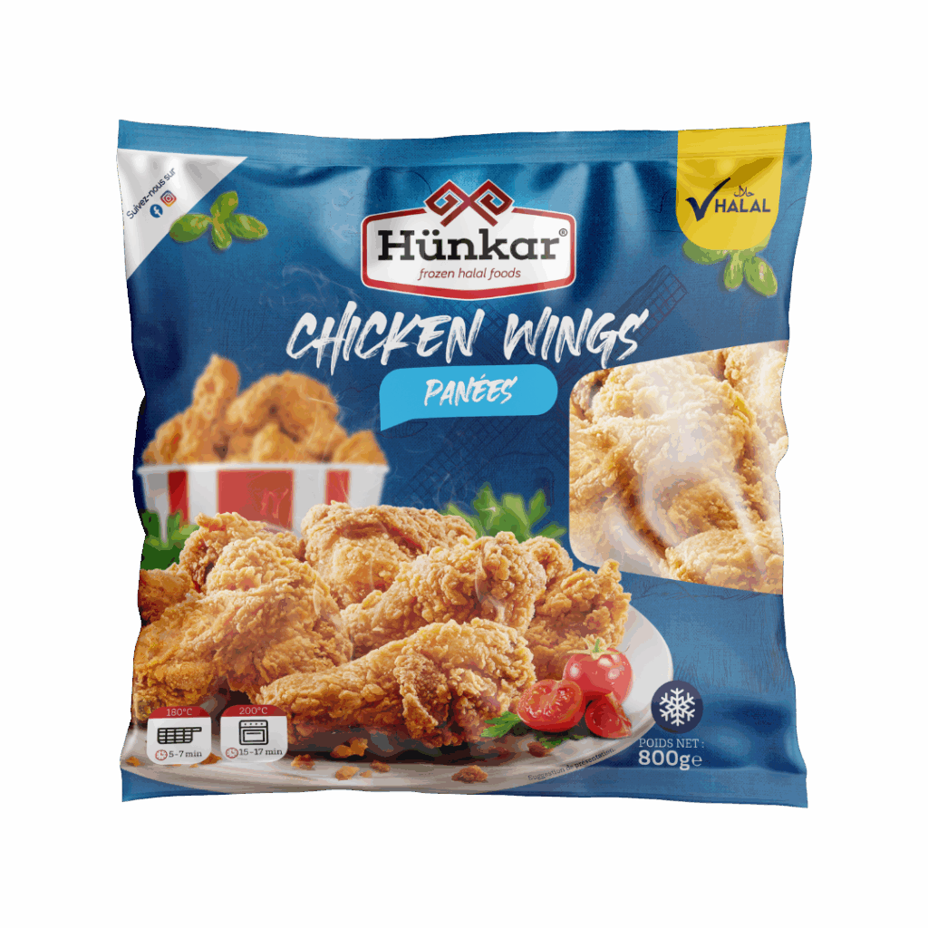Geflügelprodukte 20 Chicken wings panees | Hünkar