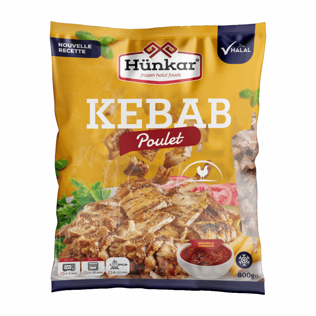 Dönerprodukte 8 Kebab de poulet 800g | Hünkar