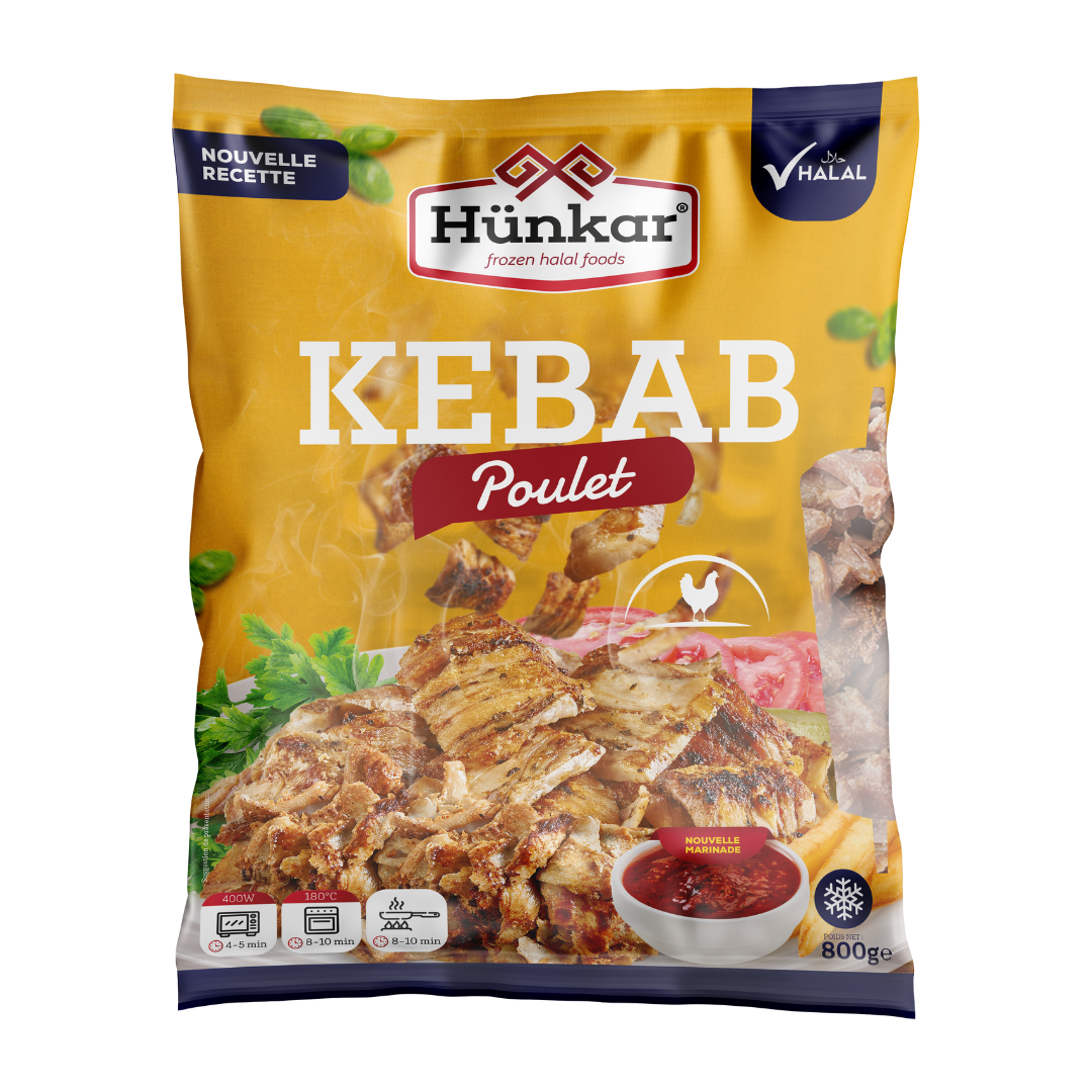 Kebab de poulet 800g Kebab de poulet 800g | Hünkar