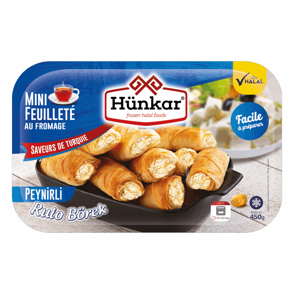 Les apéritifs 21 Mini feuillete au fromage 450g | Hünkar