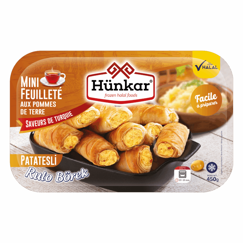 Les apéritifs 22 Mini feuillete aux pomme de terre 450g | Hünkar