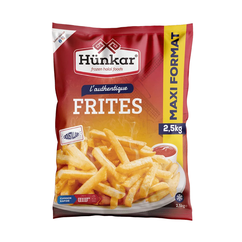 Pommes 5 hunkar frites maxi format 2 5kg | Hünkar