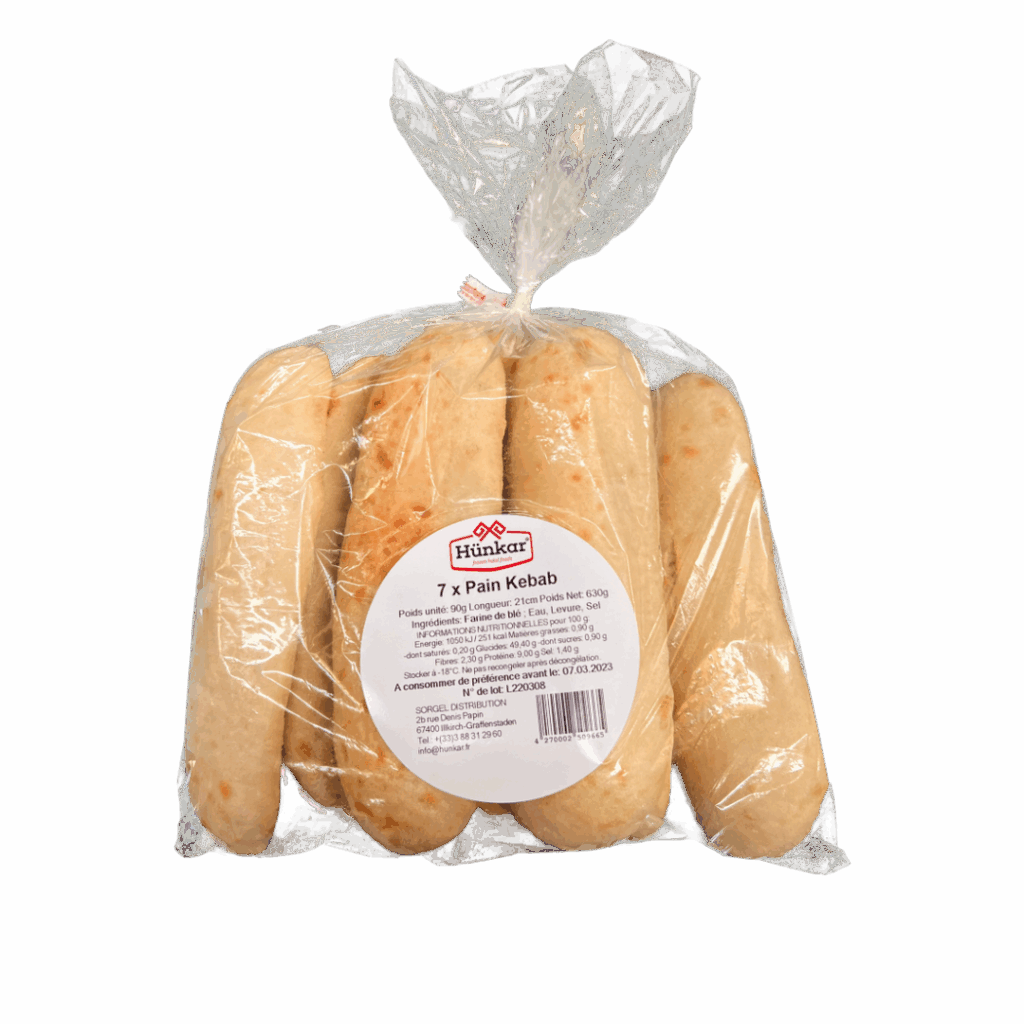 Les apéritifs 13 pain kebab 630g | Hünkar