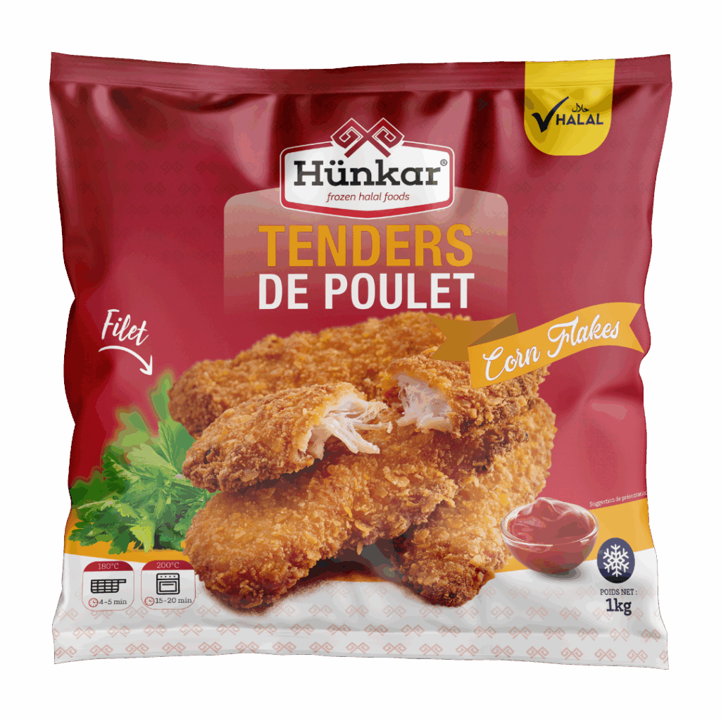 Geflügelprodukte 17 Tenders de poulet Corn Flakes 1kg 1 | Hünkar
