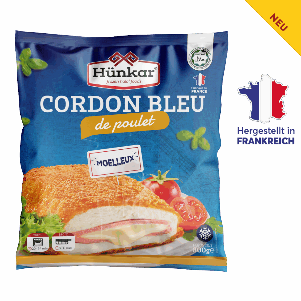 Geflügelprodukte 7 cordon bleu poulet 800g hunkar | Hünkar