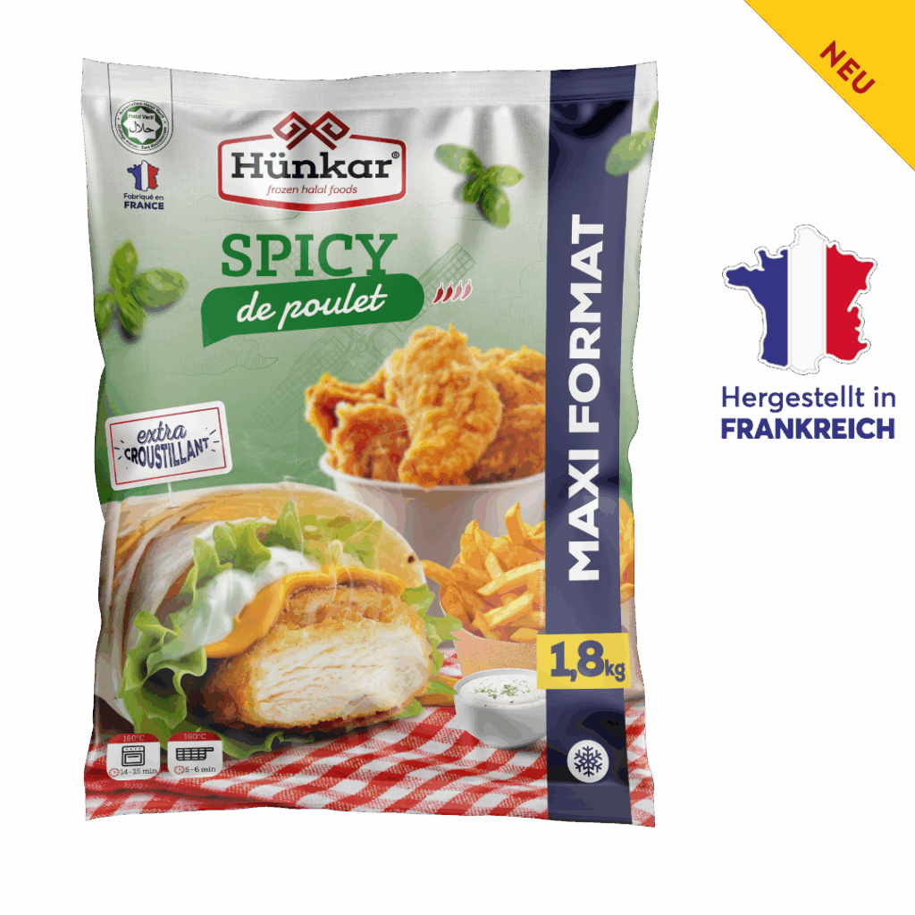 Geflügelprodukte 8 spicy de poulet 1.8kg hunkar | Hünkar