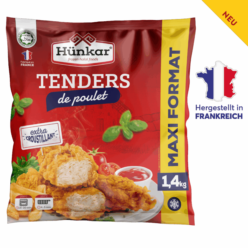Geflügelprodukte 11 tenders de poulet 1.4kg hunkar | Hünkar