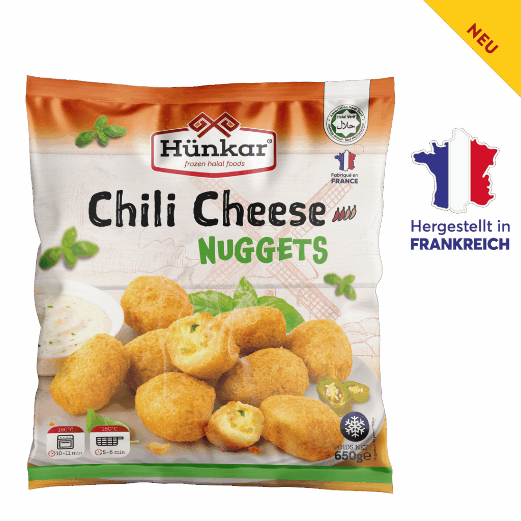 Les apéritifs 11 Chili cheese nuggets nv packaging 650g | Hünkar