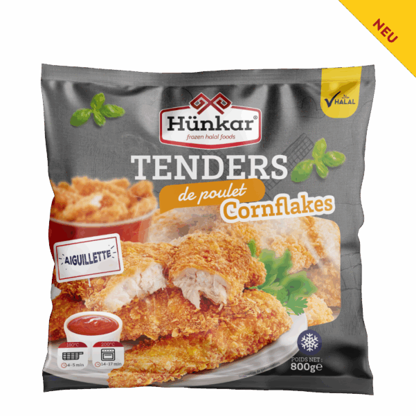 Geflügelprodukte 25 Tenders de poulet Cornflakes 1 | Hünkar