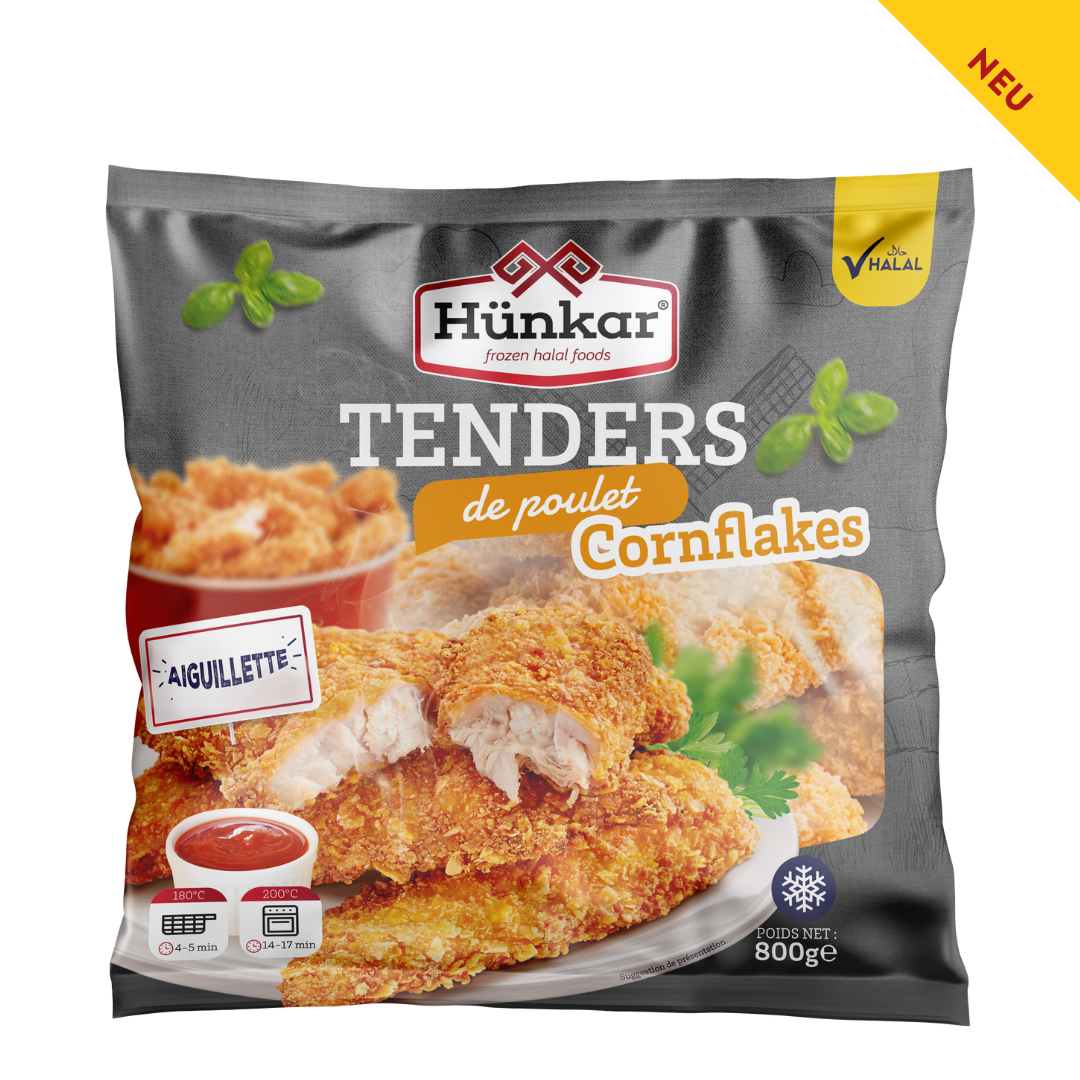 Tenders de poulet Cornflakes 1 Tenders de poulet Cornflakes 1 | Hünkar